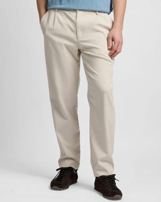 Onia Pull On Cotton Tencel Pant in Stone at Nordstrom, Size 38