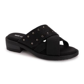 Muk Luks Womens Vittoria Sandal in Black at Nordstrom, Size 11