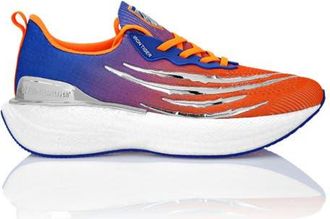 Plein Sport Lo-Top Sneakers Tiger Unisex in Middleblue/orange at Nordstrom, Size 46