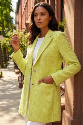 Roman Longline Boucle Textured Jacket