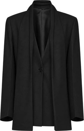 Toteme Blazer con bufanda - Jackets - Mujer - Negro - 2XS