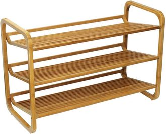 Oceanstar 3 Tier Bamboo Shoe Rack
