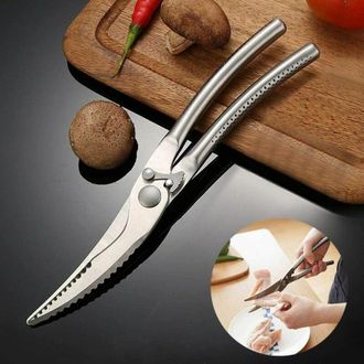 OEM Tijeras De Acero Inoxidable Para Aves, Tijeras De Cocina Profesionales Para Alimentos, Pollo, Carne Y Pescado, Tijeras De Alimentos Con Resorte, Tijer