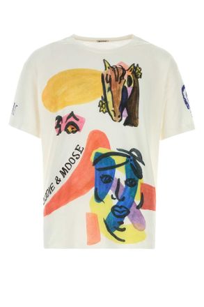 Bode Printed Cotton Oversize Collage T Shirt