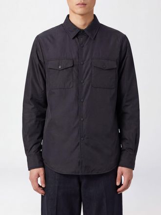 Aspesi Giacca a camicia imbottita in tessuto tecnico con tasche a toppa