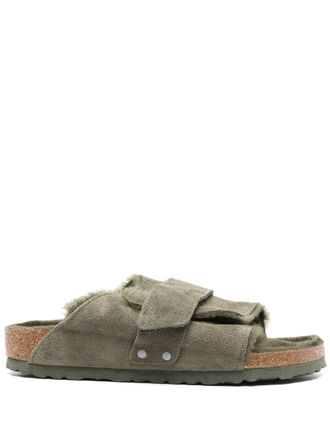 Birkenstock Kyoto Shearling Thyme, Suede Leather/nubuck 1025698