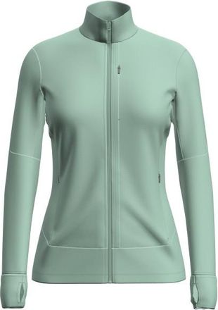 Icebreaker Merino 260 Quantum IV L/S Zip Merinojacke f&uuml;r Damen | t&uuml;rkis/gr&uuml;n