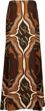 Johanna Ortiz Gonna lunga Nuevos Territorios - Marrone