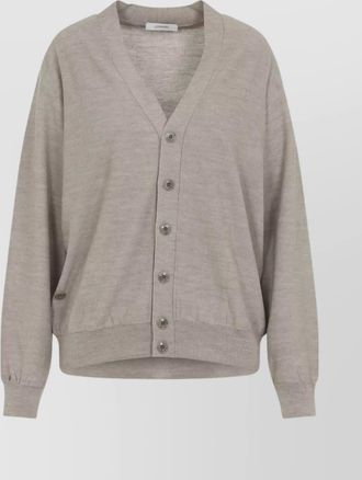 Christophe Lemaire relaxed twisted knit cardigan