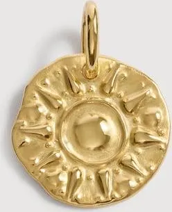 Monica Vinader Gold Sun Pendant