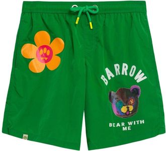 Barrow Popeline swimming shorts - men - Fabric - S - Green