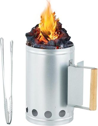 OEM Encendedor De Chimenea, 27 X 16 Cm, Con Asa De Seguridad, Para Carb&oacute;n, Astillas De Madera, Briquetas