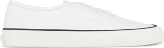 Aquazzura lace-up leather sneakers - White