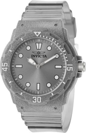 Invicta Celestial 49207 Dames Horloge - Quartz Uurwerk - Plastic met grijze Wijzerplaat - 35mm