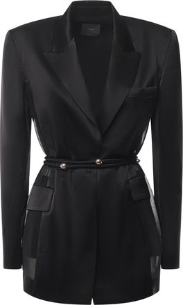 Pinko Shiny Satin Blazer