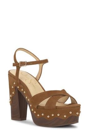Jessica Simpson Samintia Ankle Strap Platform Sandal in Beige 03 at Nordstrom Rack, Size 5.5