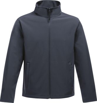 Regatta Mens Ablaze Printable Softshell Jacket (XXXL) (Navy/Navy)