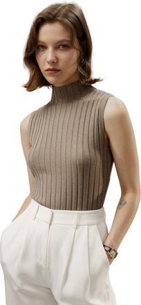 LilySilk Silk-Cashmere Blend Knit Top for Women