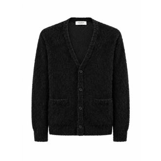 Laneus Boxi-fit Cardigan - Heren - Truien - Zwart - Maat: S