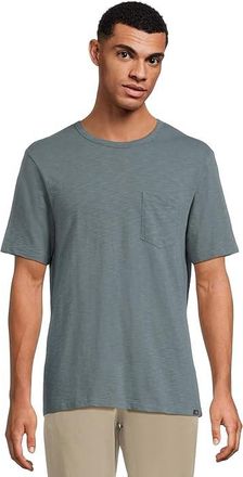 Faherty Sunwashed Pocket T-Shirts Mens Clothing Rough Waters : XL, Cotton