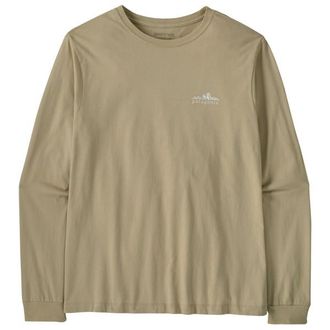 Patagonia L/S Fitz Roy Foothills T-Shirt Longsleeve f&uuml;r Herren | beige
