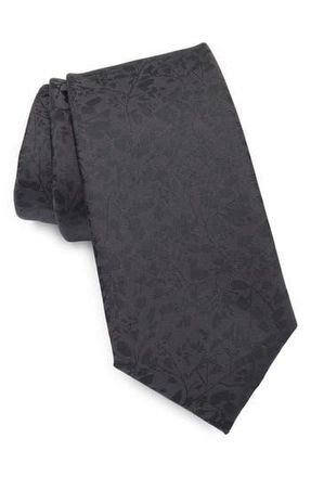 Calvin Klein Benedict Floral Tie in Black at Nordstrom Rack