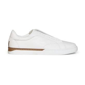 Fendi Schoenen, Heren, Wit, 41 EU, Leer, City Trainers