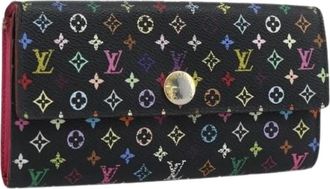 Louis Vuitton Pre-owned Long Wallet - Dames - Vintage Accessoires - Veelkleurig - ONE Size - Vintage