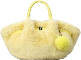 Generic Womens Plush Bags Fluffy Small Crossbody Bag Mini Tote Purses Plush Shoulder Handbag For Women(Color 02)