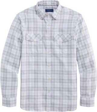 Vineyard Vines Hummock Pond Regular Fit Plaid Cotton Button-Up Shirt in Granite at Nordstrom Rack, Size Xx-Large
