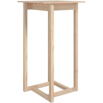 vidaXL Bar Table 60x60x110 cm Solid Wood Pine Vidaxl