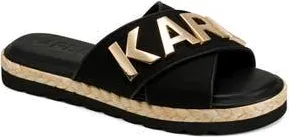 Karl Lagerfeld Catherine Slide Sandal in Black at Nordstrom Rack, Size 9.5