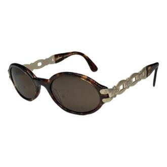 Fendi Pre-owned Accessories, female, Brown, Size: ONE SIZE Pre-owned Metal Sunglasses