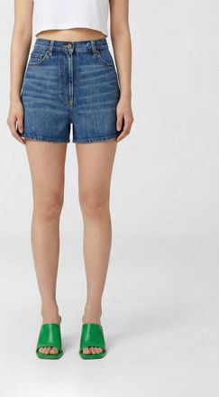 Valentino Pantaloncini Valentino in denim di cotone