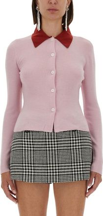 Self Portrait Merino Wool Cardigan-Donna