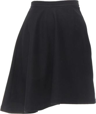 Comme Des Gar&ccedil;ons Comme des Garcons wool felt asymmetric flared skirt