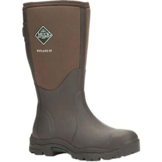 The Original Muck Boot Company Womens Wetland XF Pull On Waterproof Wellington Boot, Brown, 4