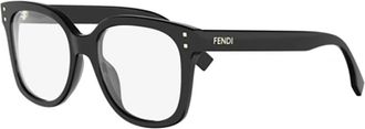 Fendi Line Bril - unisex - Accessoires - Zwart - Maat: 53 MM