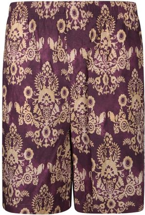 Amaranto Casual Shorts, male, Purple, M, Purple Bermuda Shorts Stylish Trendy Look