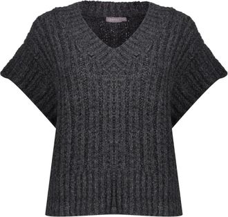 Geisha Dames, Truien, Grijs, Maat: M