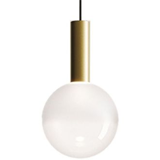 Zafferano Sospensione led zafferano sfera 8w 3000k oro trasparente - lsa0133