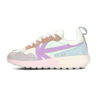 Kaotiko Grijze Detroit Dames Sneakers - Dames - Schoenen - Veelkleurig - Maat: 38 EU