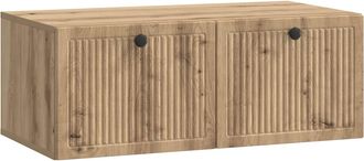 vidaXL Mueble Para Tv De Pared 78,5 X 41 X 30 Cm Roble Artisan Vidaxl