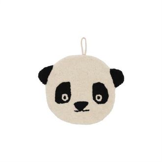OYOY Panda Miniature Wallhanger in White/black at Nordstrom