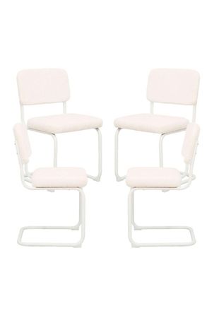 Regalos Miguel Packs Sillas Comedor - Pack 4 Sillas Axo Tela - Blanco