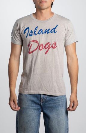 Elwood Vintage Island Dogs Tee in Grey at Nordstrom, Size Large