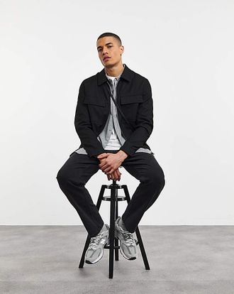 Jacamo Straight Fit Stretch Jean Black