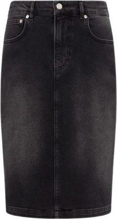Moschino Stretch katoenen denim rok - Dames - Spijkerrokken - Grijs - W28 - Katoen - Rokken