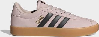 adidas Sneaker ADIDAS SPORTSWEAR VL COURT 3.0, Damen, Gr. 38,5, putty mauve, core schwarz, gold metallic, Leder, Synthetik, Schuhe Sneaker, inspiriert vom De