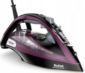 T-fal Ultimate Pure Fv9835 Plancha Plancha Vapor-seco Suela Durilium Autoclean 3000 W P&uacute;rpura